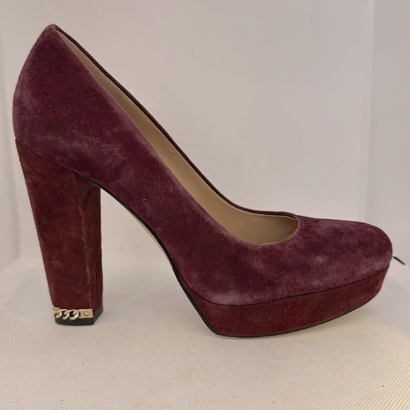 Michael Kors Leather Suede Platform Pumps Size 6.5 - EUC - Picture 8 of 14
